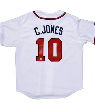 Chipper Jones Autographed Atlanta Braves Jersey